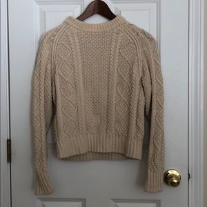 LL Bean fisherman’s sweater